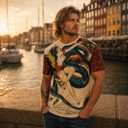 Tattoo Ole All-Over Flash T-Shirt