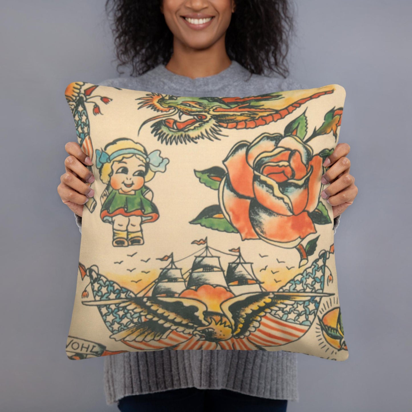 Tattoo Ole - Basic Pillow