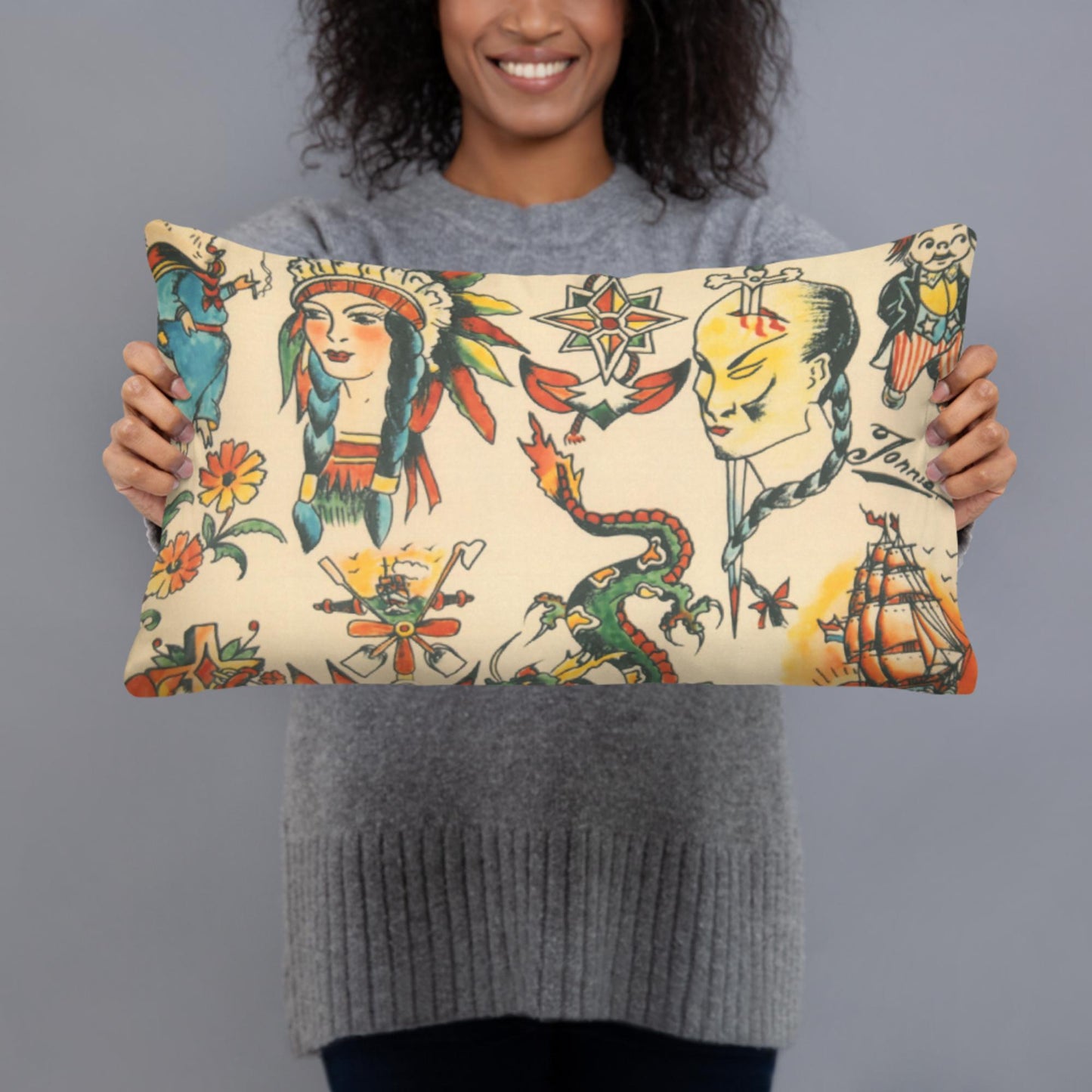 Tattoo Ole - Basic Pillow
