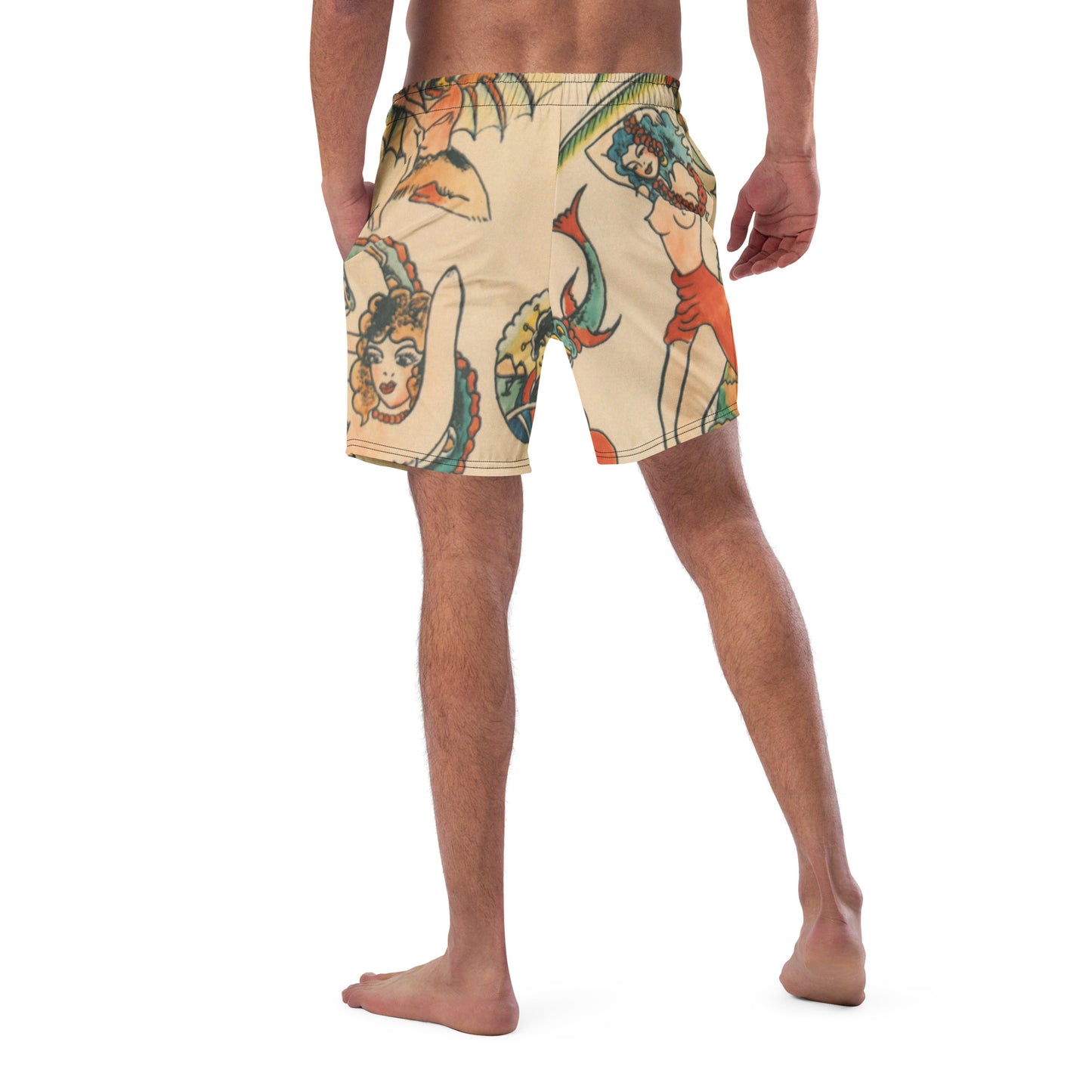 Tattoo Ole - Men's swim trunks