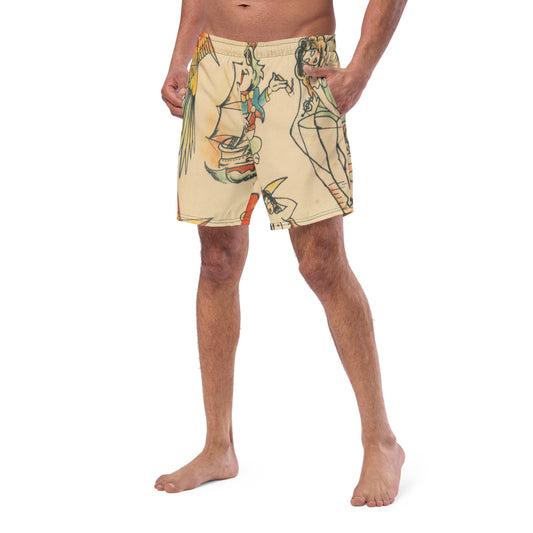 Tattoo Ole - Men's swim trunks