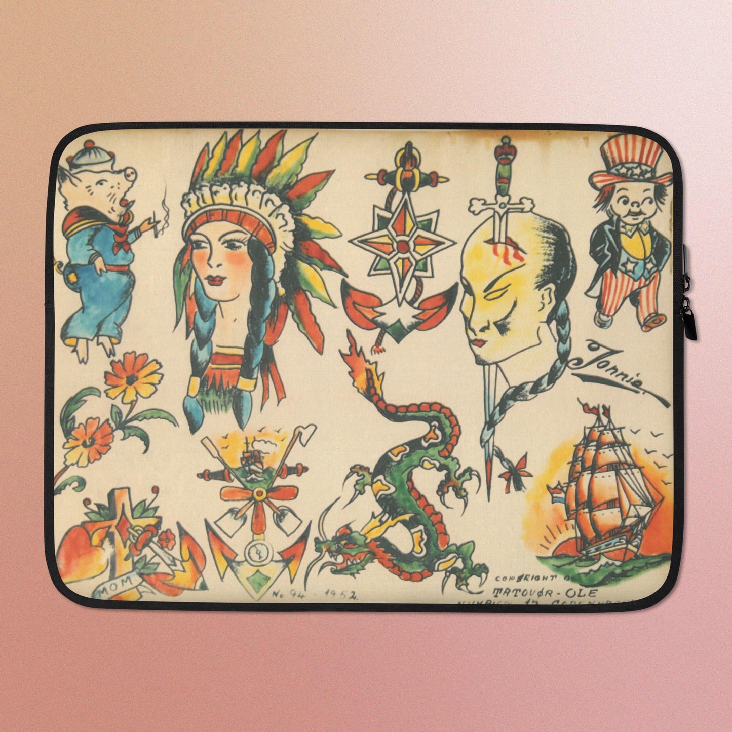 Tattoo Ole - Laptop Sleeve
