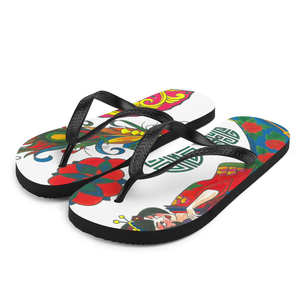 Tattoo Ole Flip-Flops Asian design