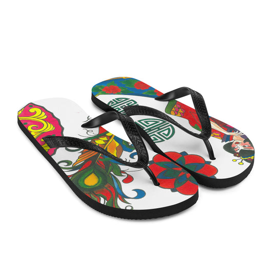 Tattoo Ole Flip-Flops Asian design