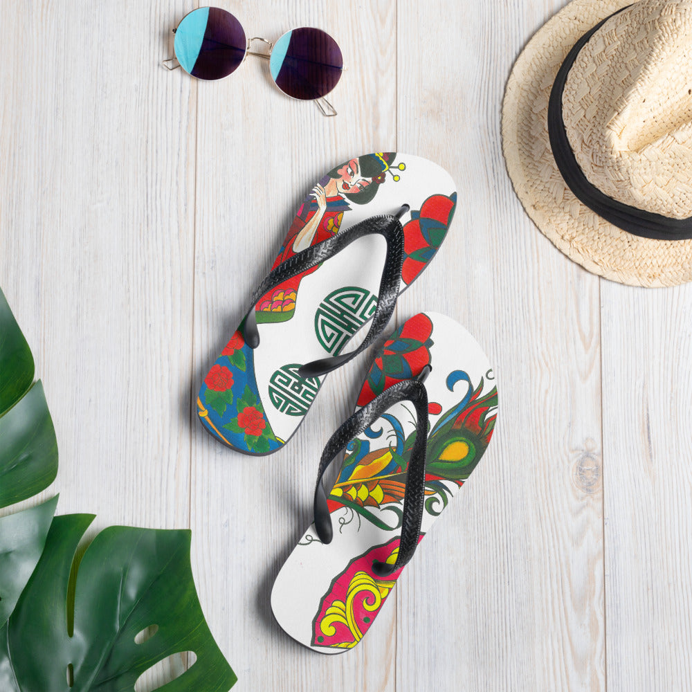Tattoo Ole Flip-Flops Asian design
