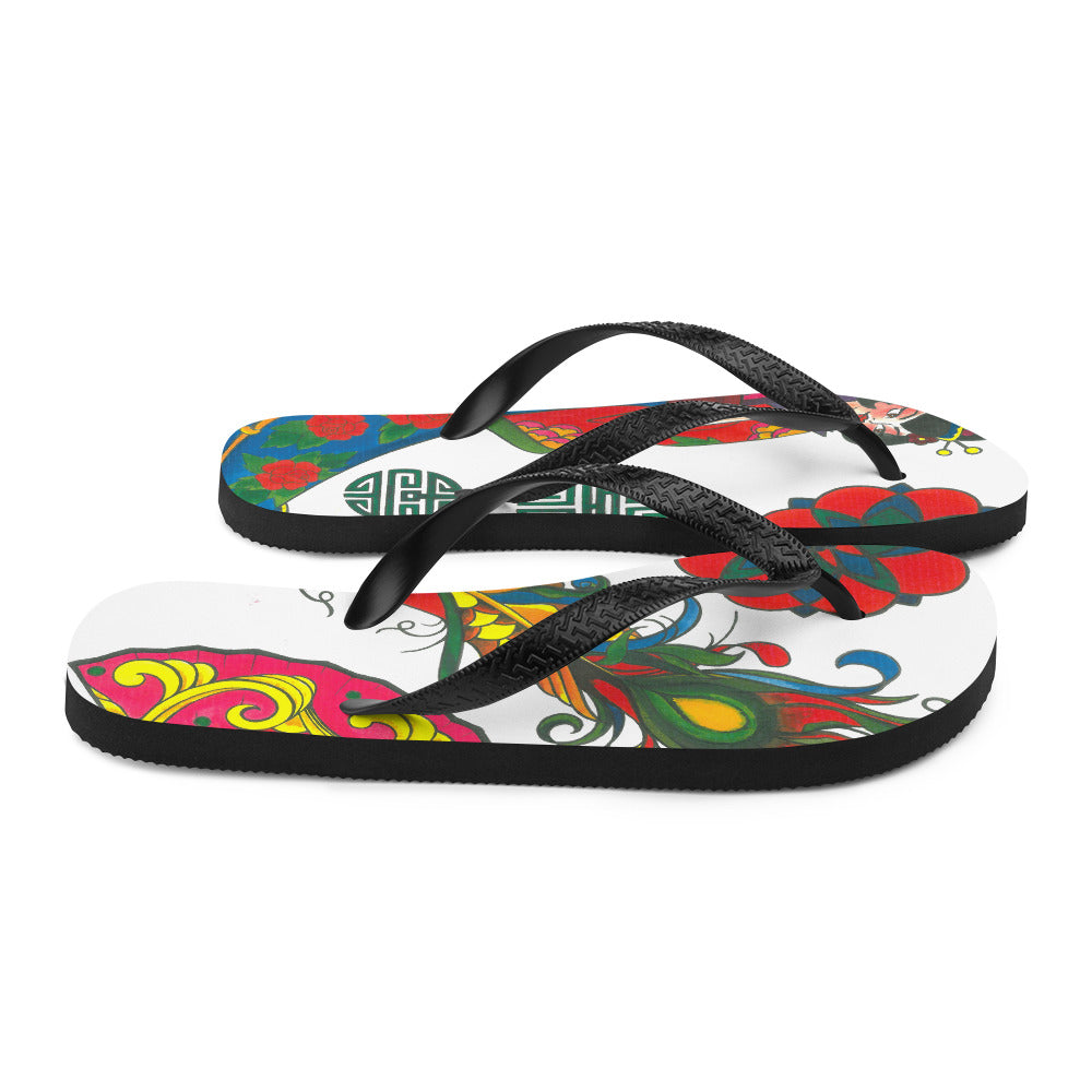 Tattoo Ole Flip-Flops Asian design