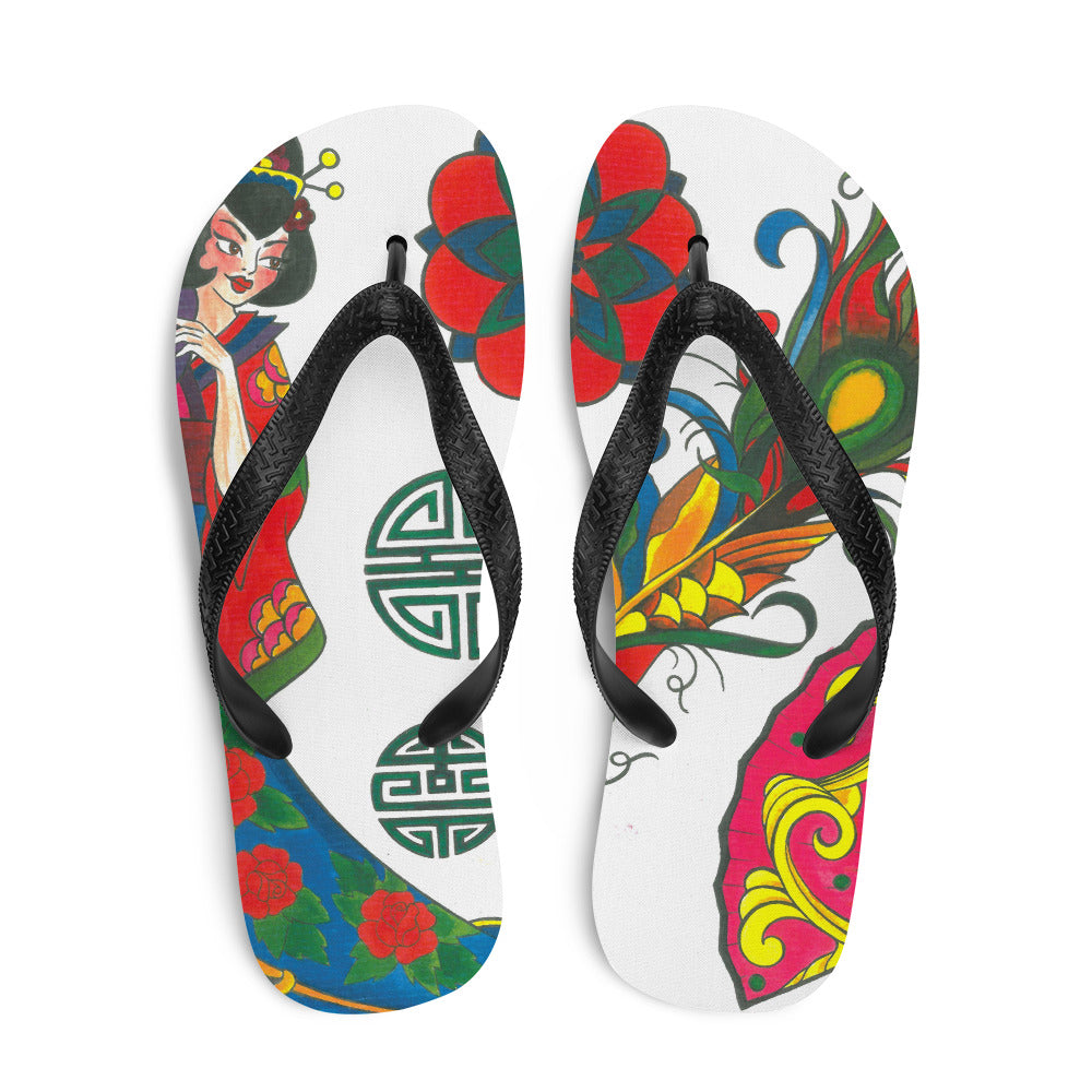 Tattoo Ole Flip-Flops Asian design