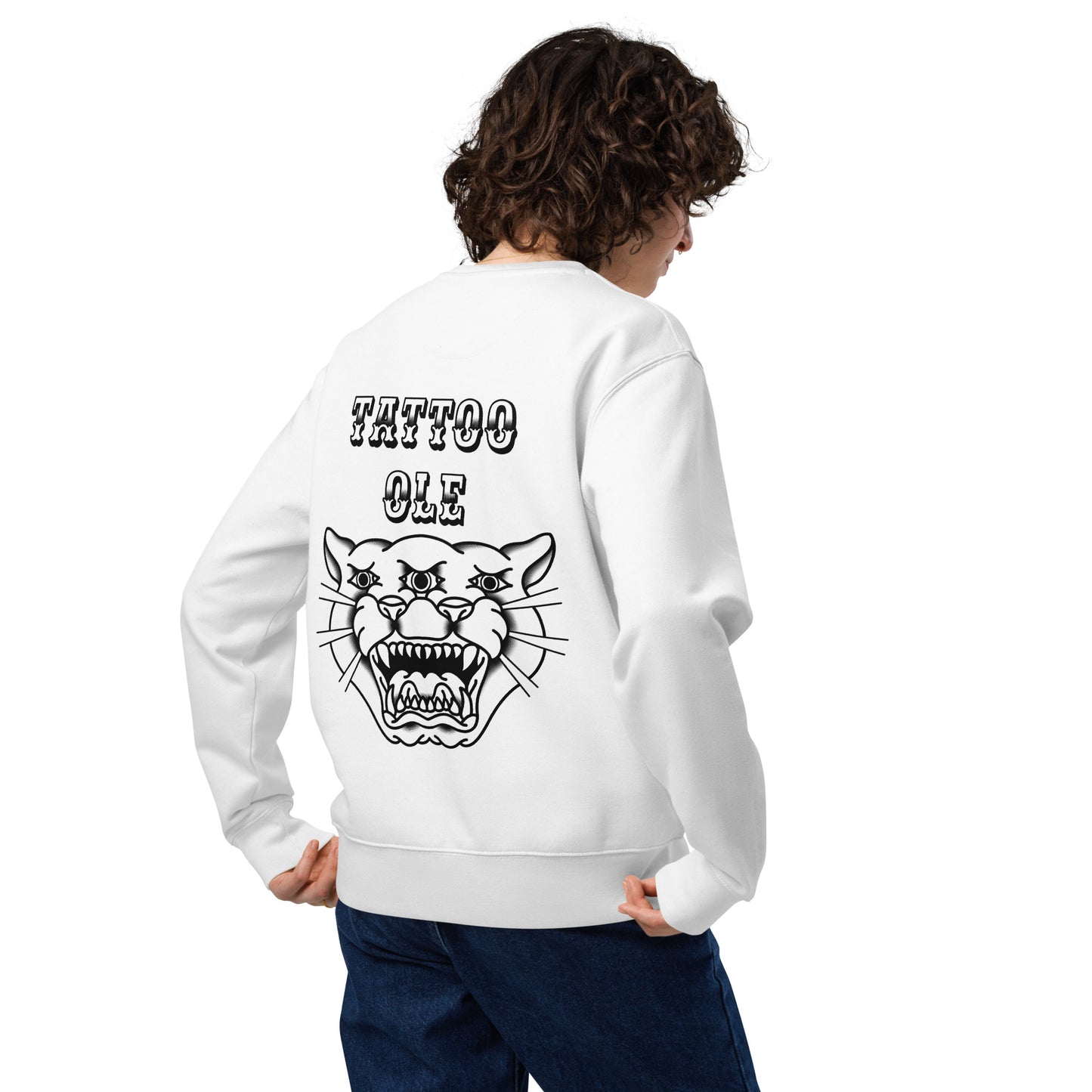 Three Eyed Panther - Unisex eco sweatshirt