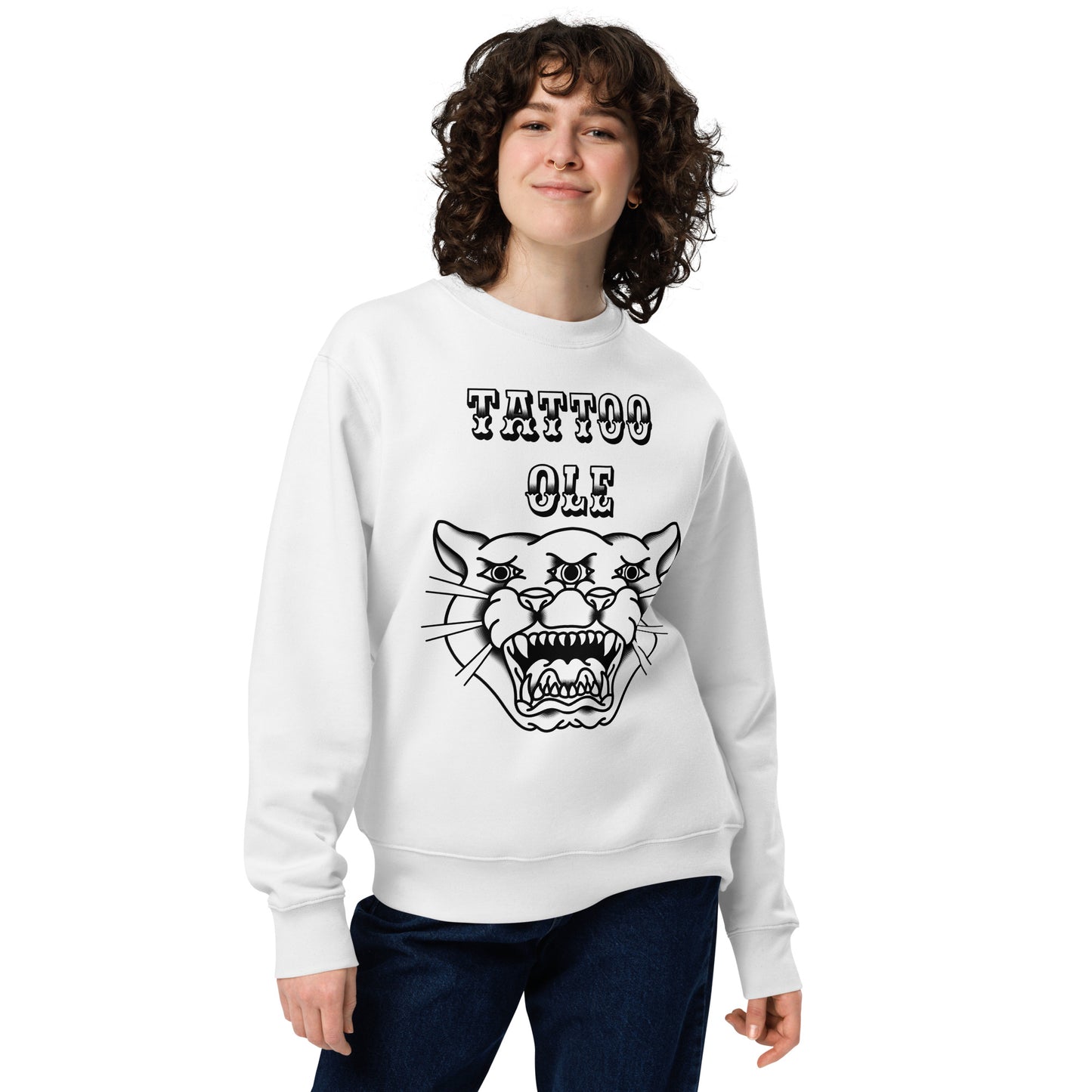 Three Eyed Panther - Unisex eco sweatshirt