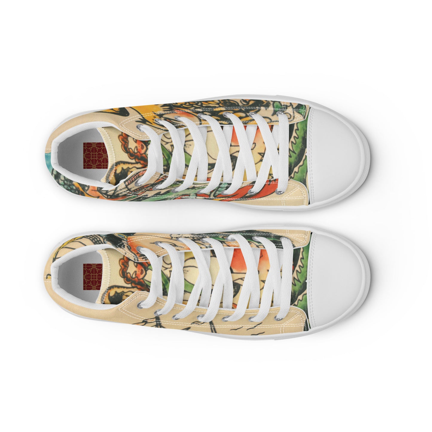 Tattoo Ole - Women’s high top canvas shoes