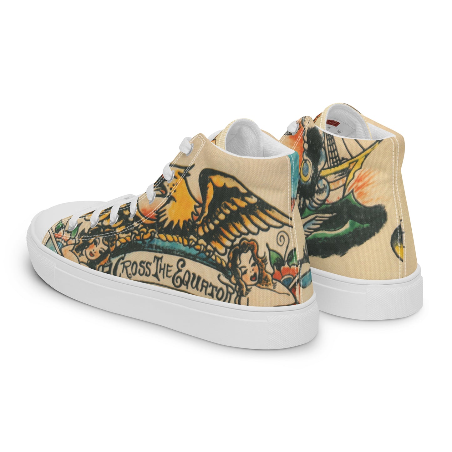 Tattoo Ole - Women’s high top canvas shoes