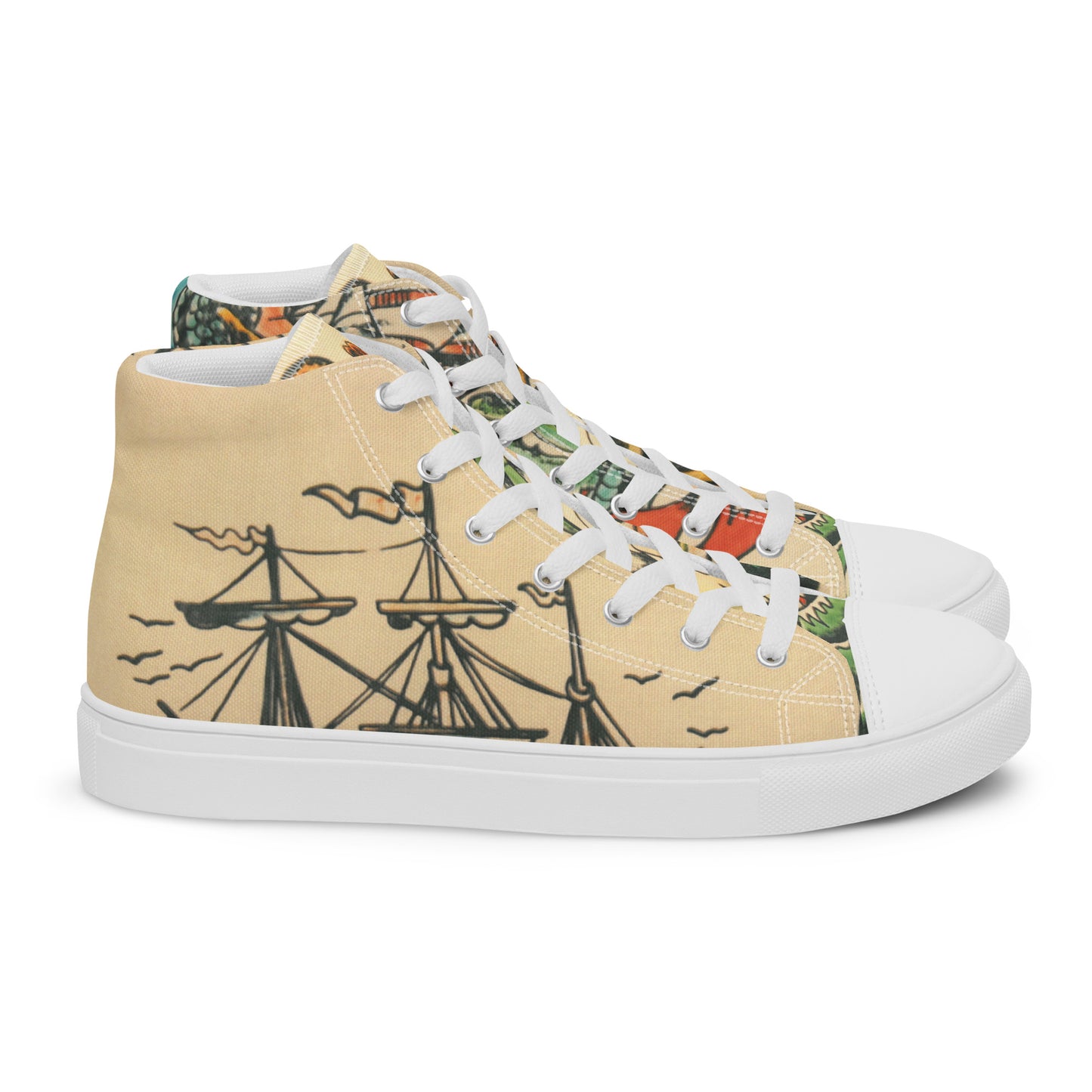 Tattoo Ole - Women’s high top canvas shoes