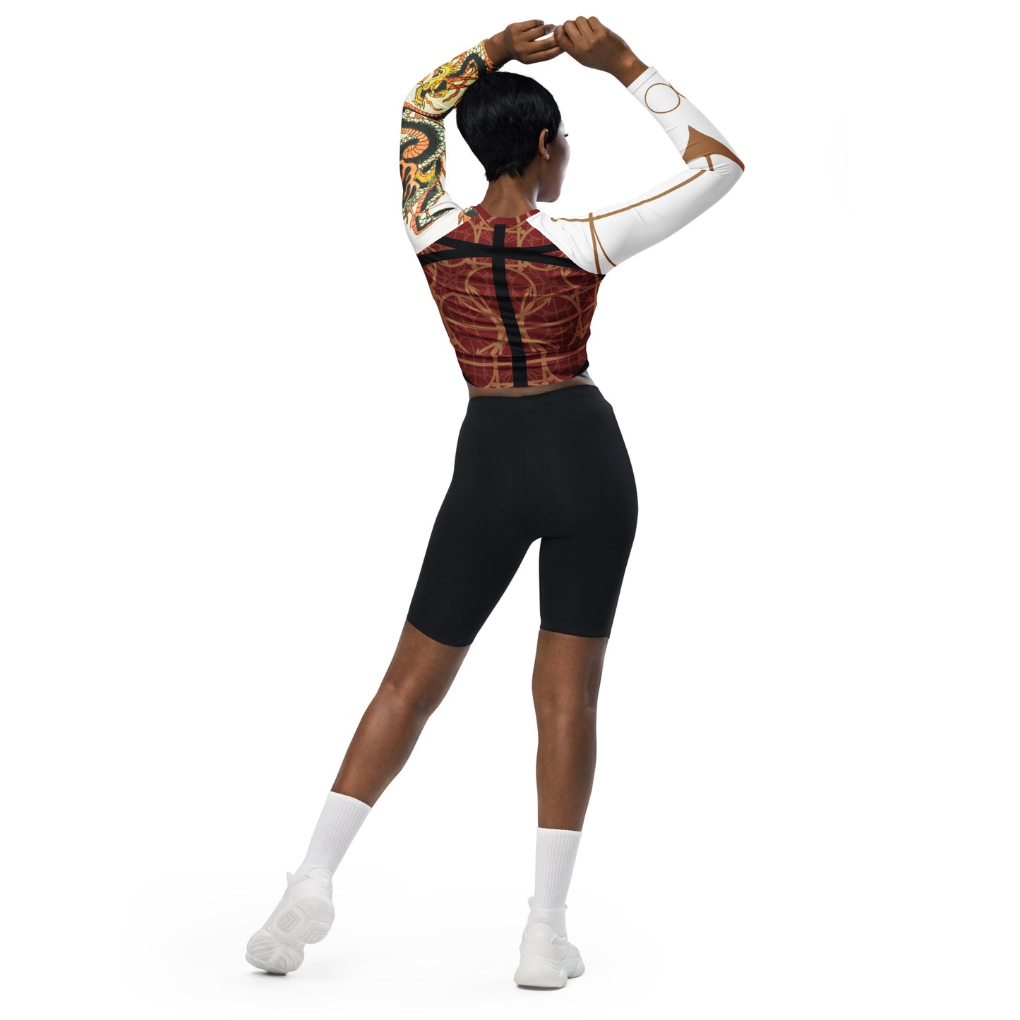 Nyhavn 17 - Recycled long-sleeve crop top