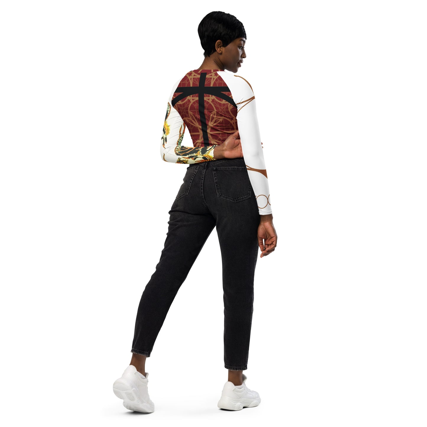 Nyhavn 17 - Recycled long-sleeve crop top