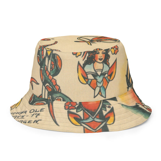 Tattoo Ole - Reversible bucket hat