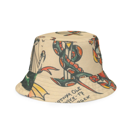 Tattoo Ole - Reversible bucket hat