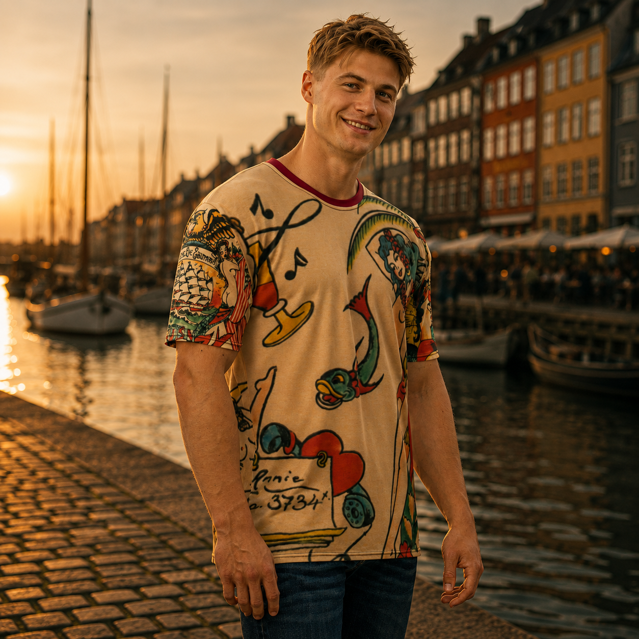 Ole V. Hansen Archive All-Over T-Shirt