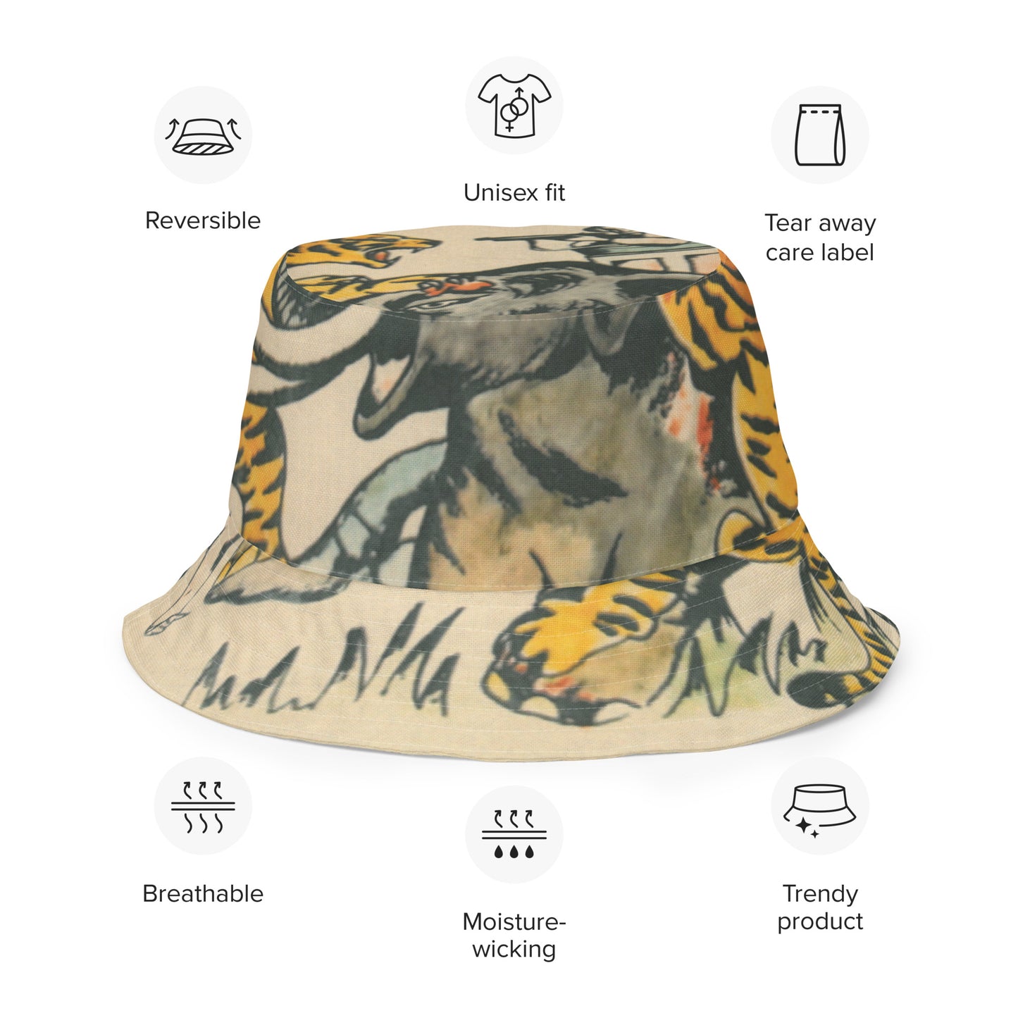 Reversible bucket hat