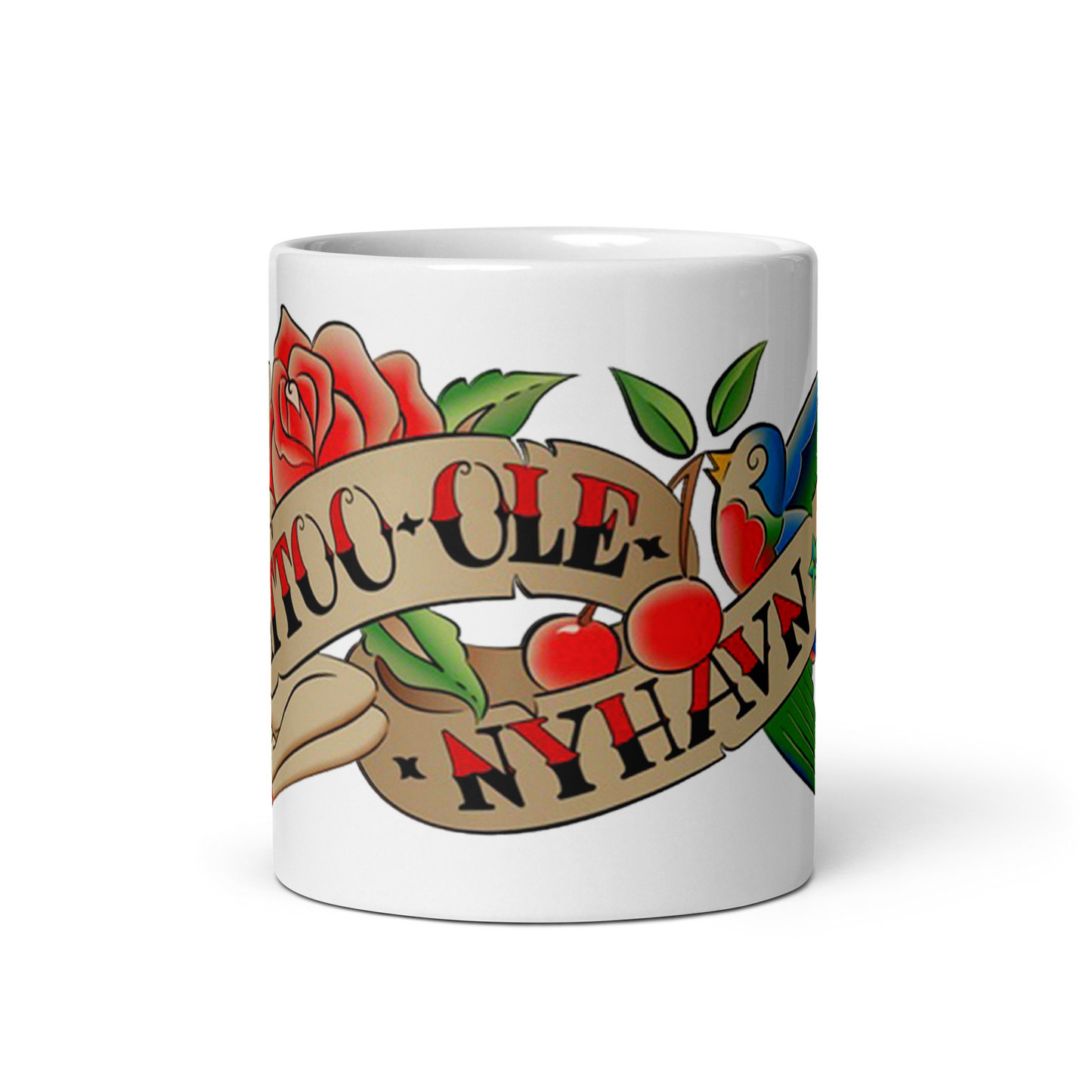 Tattoo Ole Heritage Mug – White, 11 oz