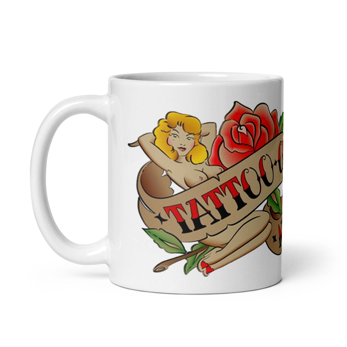 Tattoo Ole Heritage Mug – White, 11 oz